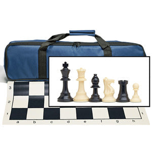 Premium Tournament Chess Set with Royal Blue Bag - Elevate Your Game Now