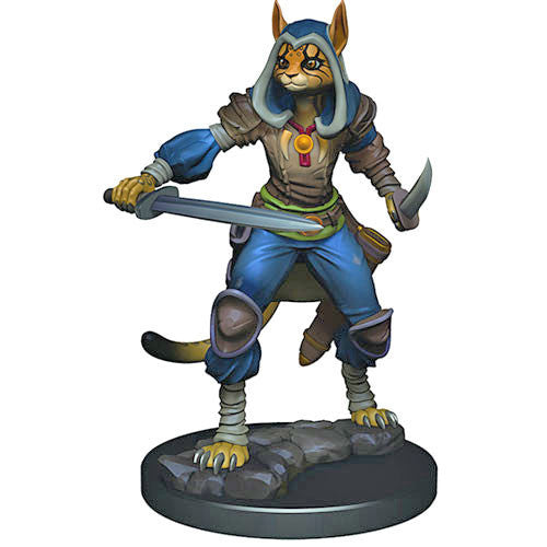 Unleash the Elegance of the Female Tabaxi Rogue - Premium D&D Figure