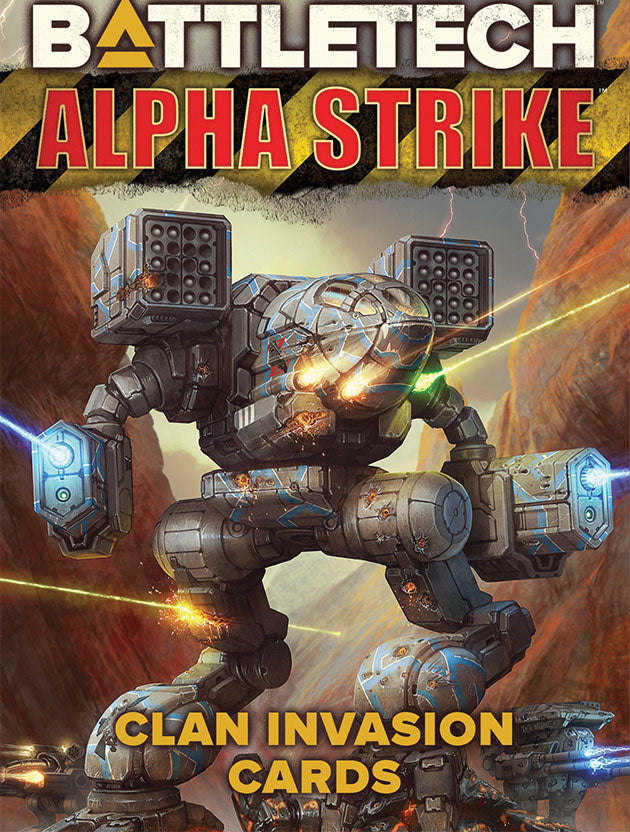 Master Clan Tactics with BattleTech: Alpha Strike Clan Invasion Cards
