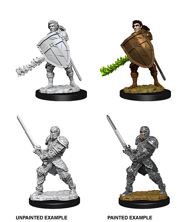 D&D Mini Nolzur's Male Human Fighter | Epic Hero for Your Adventures