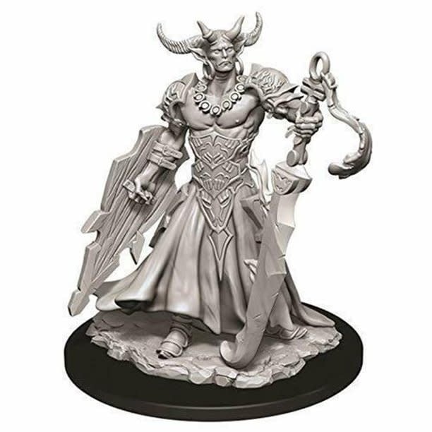Pathfinder Deep Cuts W12.5 Genie Efreeti Miniature - Unpainted Fantasy Figurine