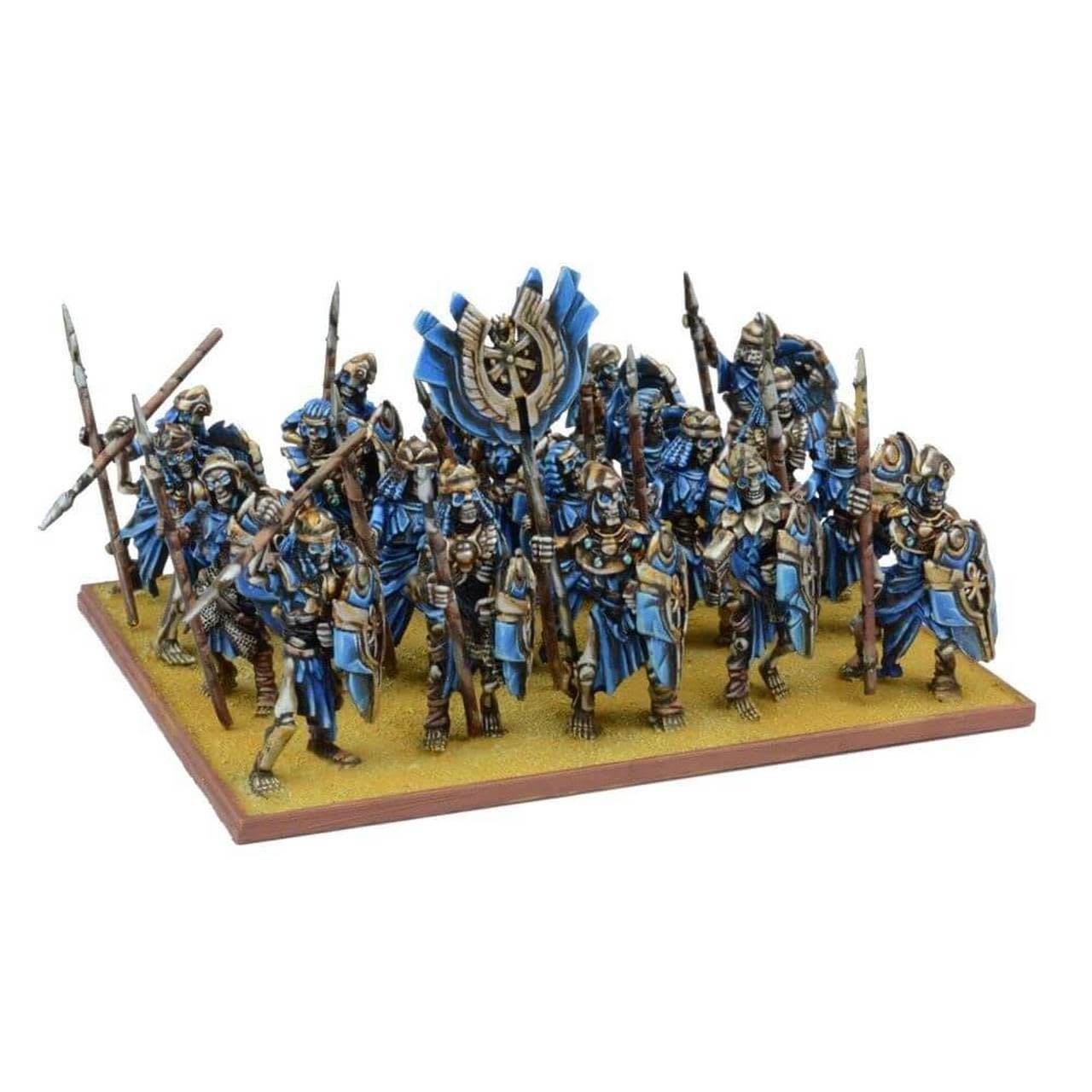 Unleash the Undying Legions with Kings of War 2nd ed. Empire of Dust Skeleton Regiment