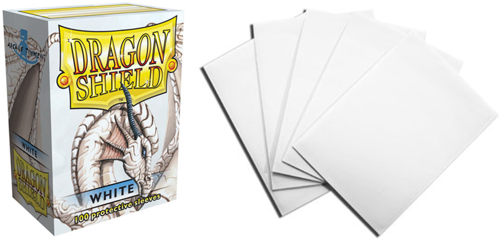 Strengthen Your Cards with Dragon Shields: (100) White - Upgrade Now!