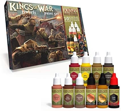 Unleash Creative Brilliance with Warpaints Dwarfs Paint Set (10)