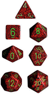 Experience the Vibrant Depths: Speckled® Polyhedral Strawberry™ 7-Die Set