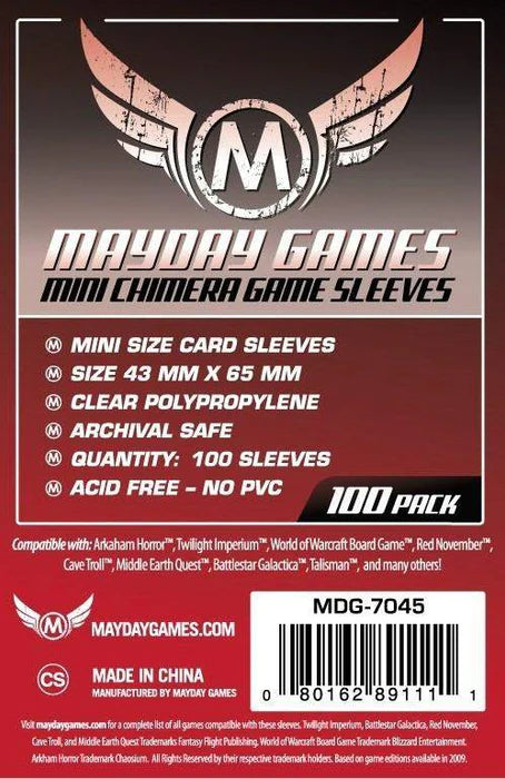MG Mini Chimera Sleeves (100) *Red*