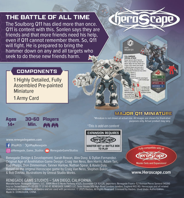 Heroscape: Major Q-11 Miniature Promo