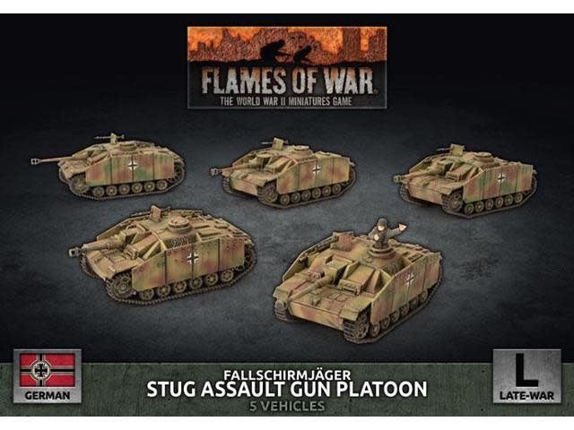 Unleash Power: Stug Assault Gun Platoon x5 - Superior Plastic Kits for Thrilling Battles