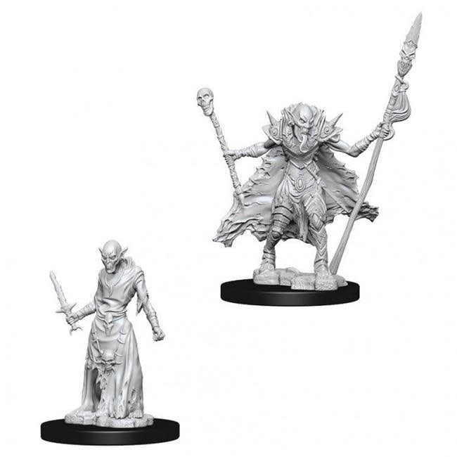 Unpainted Miniatures: W07 Ghouls - Bring Your Pathfinder Adventures to Life!