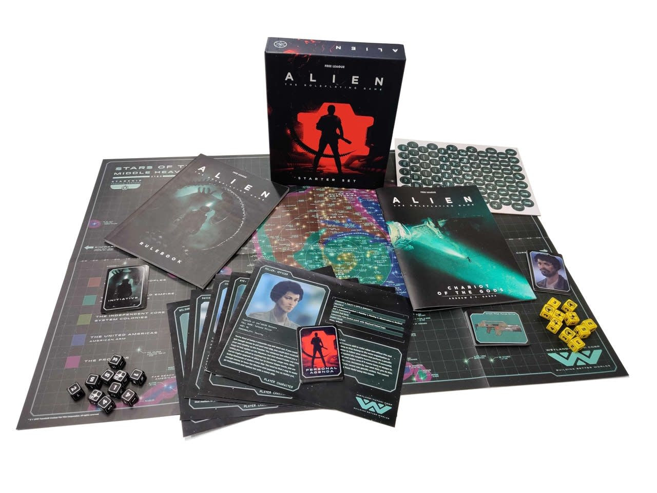 Immerse in Thrilling Adventures with Alien RPG Starter Set - Explore Now!
