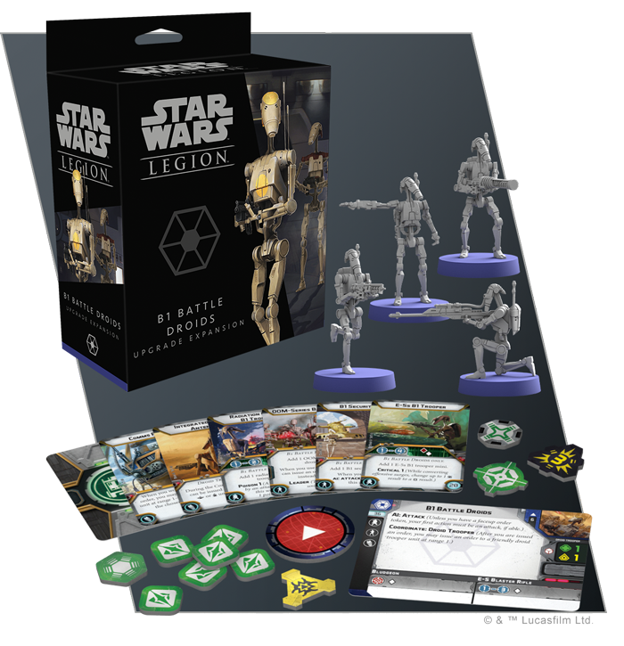 Upgrade Your Star Wars Legion B1 Battle Droids for Epic Battles with Precision!