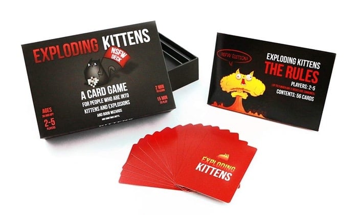 Unleash Chaos with Exploding Kittens NSFW Edition - Playfully Explosive Fun!