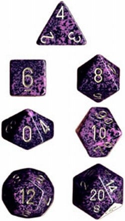 Unleash Your Luck with Speckled® Polyhedral Hurricane™ 7-Die Set - Roll for Victory Now!