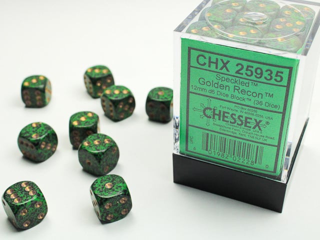Enhance Your Gameplay with Golden Recon 36 12mm d6 - Unleash Victory!
