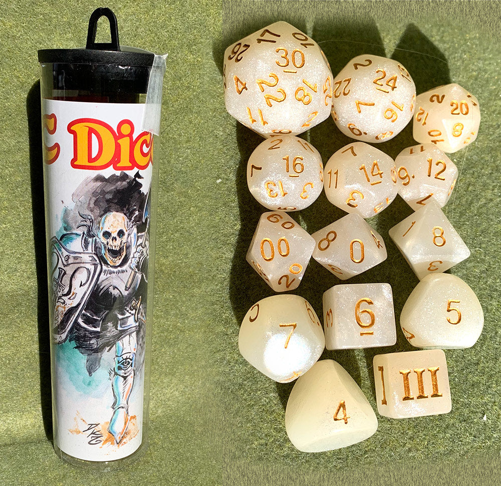 Unleash Adventure with DCC Dice Skeleton-Saint! 🎲💀