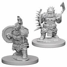 Unleash the Mighty Dwarf Male Barbarian: PF Deep Cuts Minis