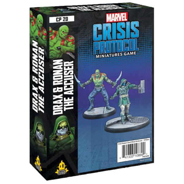 Unleash Power: Marvel Crisis Protocol Drax & Ronan Figures - Buy Now!