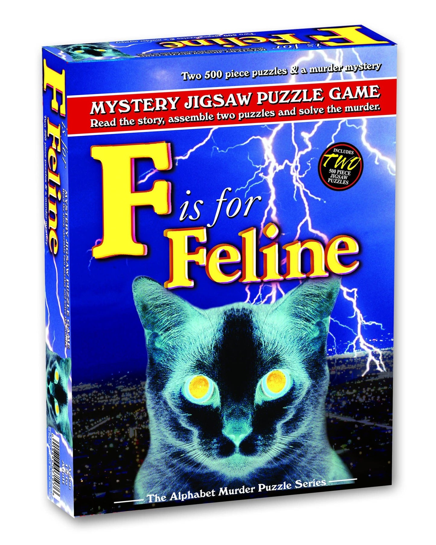 Explore the Enigmatic F is for Feline Jigsaw Puzzle: Uncover the Mystery!