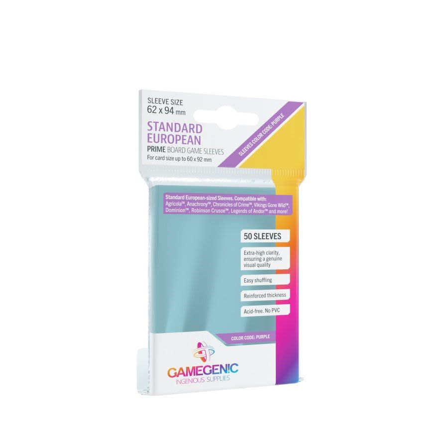 PRIME Sleeves Standard European 62 x 94 mm: Ultimate Protection for Your Precious Cards