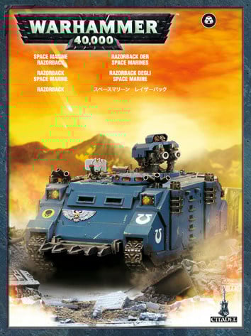 Unleash Your Space Marines with the Razorback: Dominate the Battlefield!