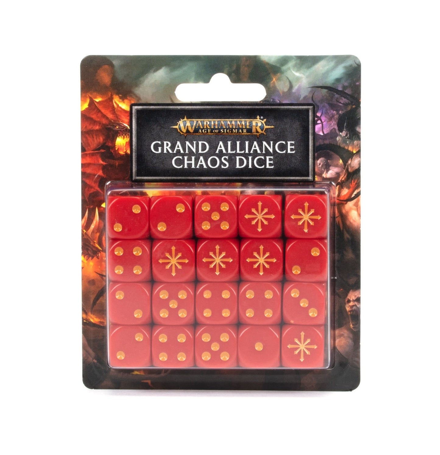 AOS Grand Alliance Dice Set: Chaos - Unleash Strategic Mayhem