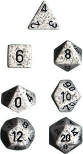 Discover the Enchanting Speckled Arctic Camo Dice Set – Unleash Your Unique Gameplay Style