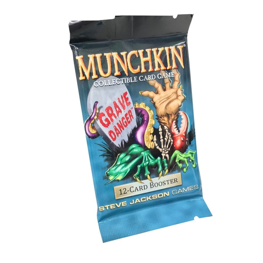 Unveil Excitement with Munchkin CCG Grave Danger Booster Pack!