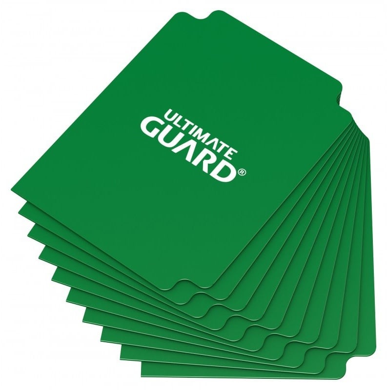 Organize Your Collection with Ultimate Guard Card Dividers - Green Delight!