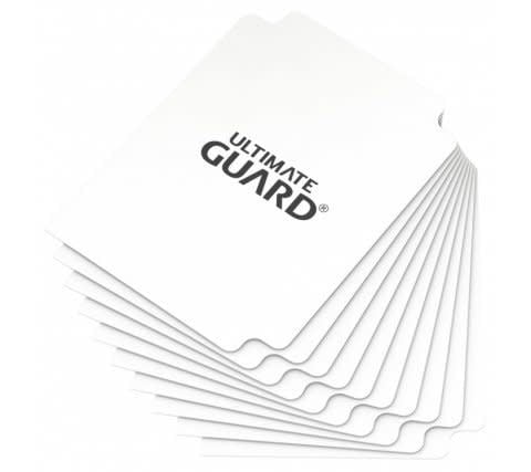 Ultimate Guard Card Dividers White (10) - Keep Your Collection Organized and Protected With Premium Quality Dividers