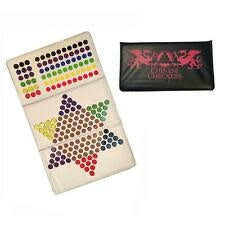 Magnetic Checkbook Chinese Checkers - Red: Portable Fun & Strategy Magnet Game