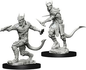D&D Nolzur's Tiefling Male Rogue - Unpainted Miniature Masterpiece for Your Epic Adventures