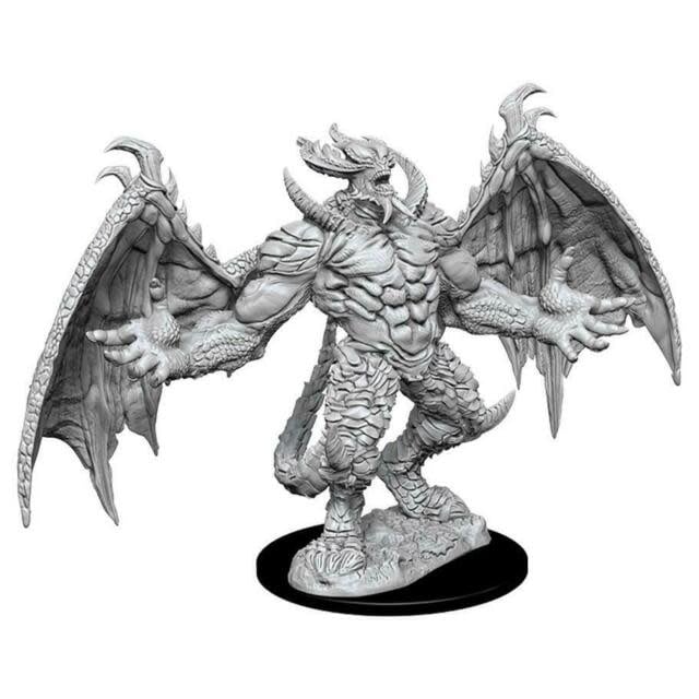 Pathfinder W10 Pit Devil Miniature - Unpainted Figurine for Tabletop RPGs