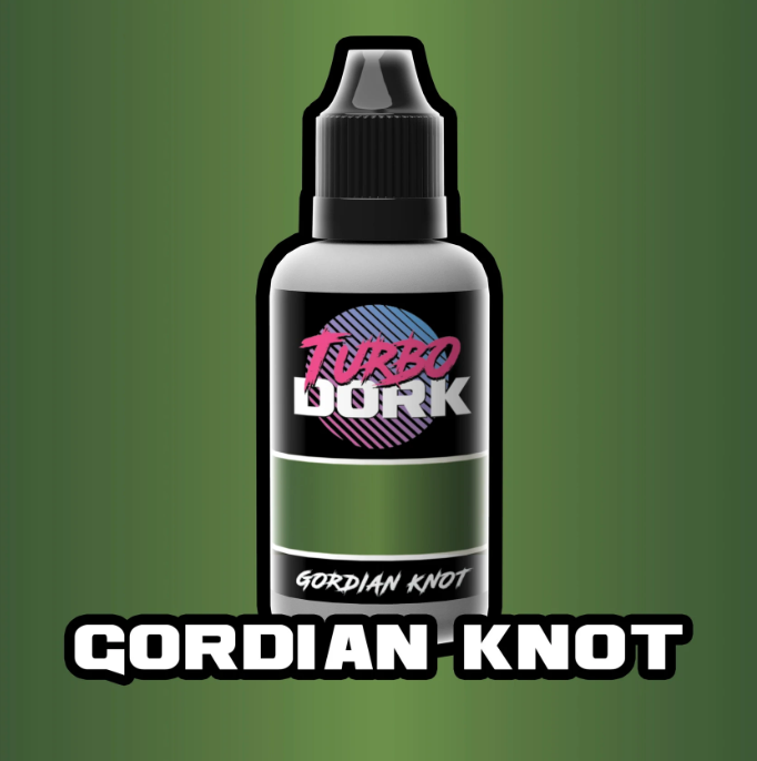 Discover Turbo Dork Metallic Acrylic Paint in Gordian Knot - Unleash Brilliance!