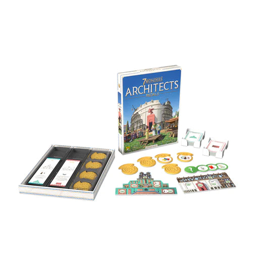 Explore the Eclectic World of 7 Wonders Architects: Medals Expansion