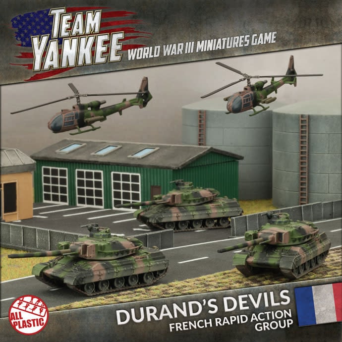 Durand's Devils Plastic Army Deal - WWIII Tanks & Aircraft Combo with AMX-30 and Gazelle Helicopters
