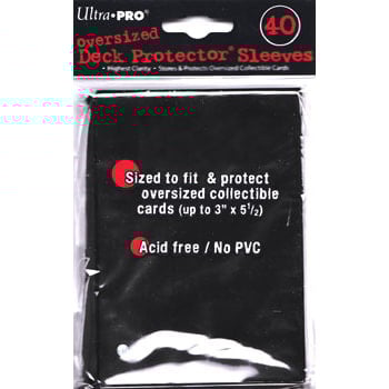 Enhance Your Game with Sleek Black Oversized Deck Protectors - Limited Offer!