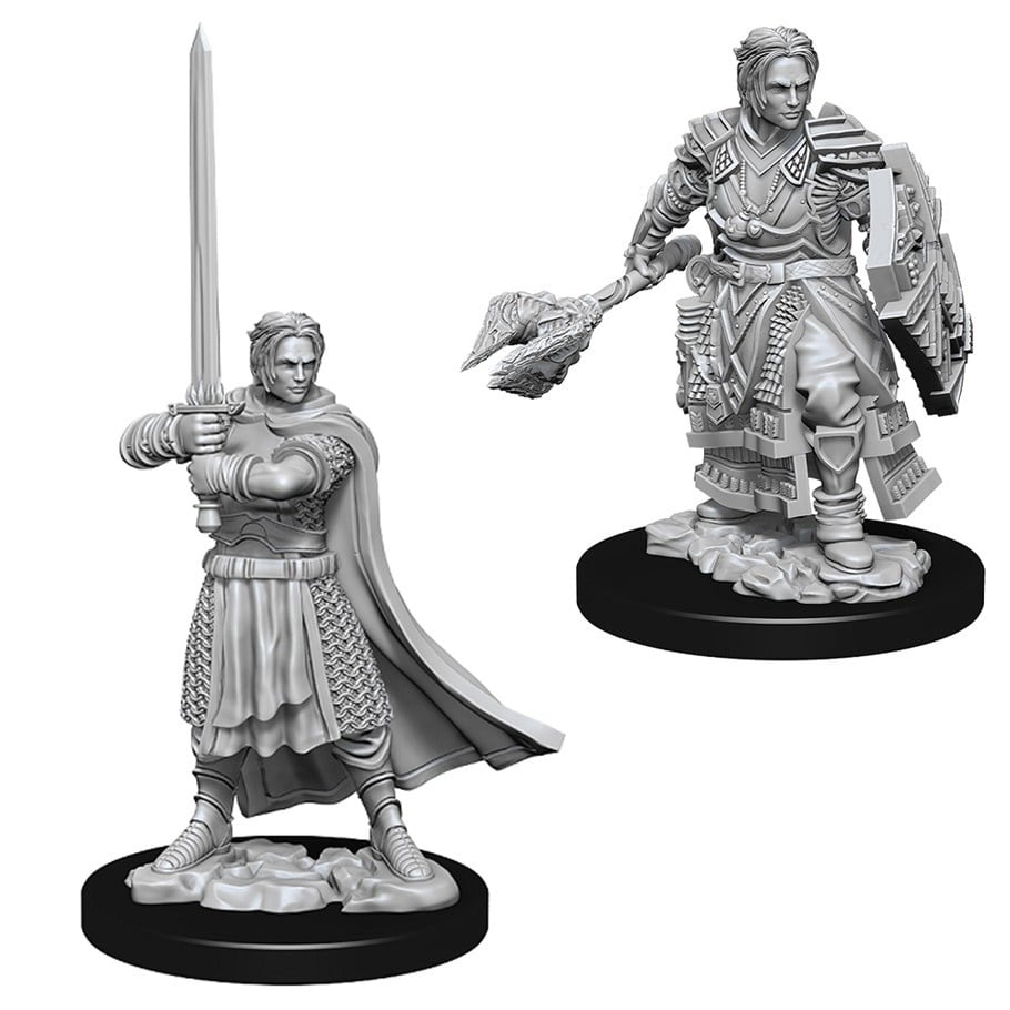Unpainted Miniatures: Male Human Cleric W08 for D&D Fans