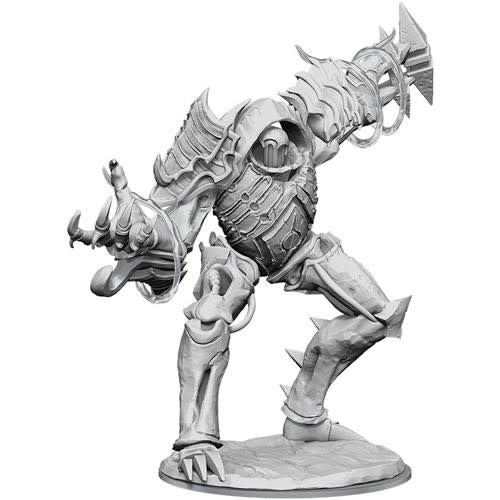 Unpainted Magic The Gathering Miniature: W4 Blightsteel Colossus - Collectible and Enchanting!
