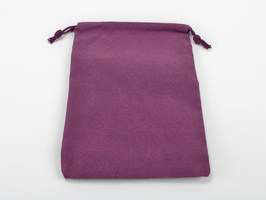 Lavish Purple Suedecloth Dice Bag (Large) - Ideal Size 5 x 7 1/2