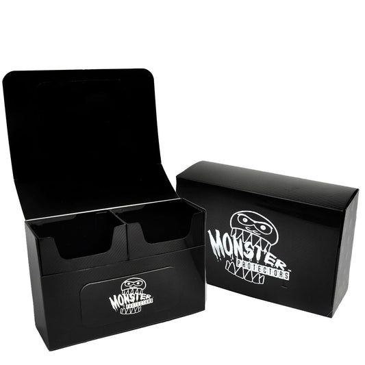 Premium XL Dual Deck Box in Sleek Black Finish - Organize with Style!