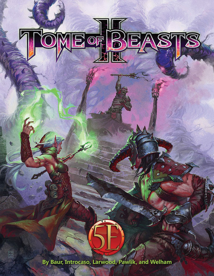 Unleash Legendary Creatures: Tome of Beasts 2 Hardcover for Tabletop RPG Fans