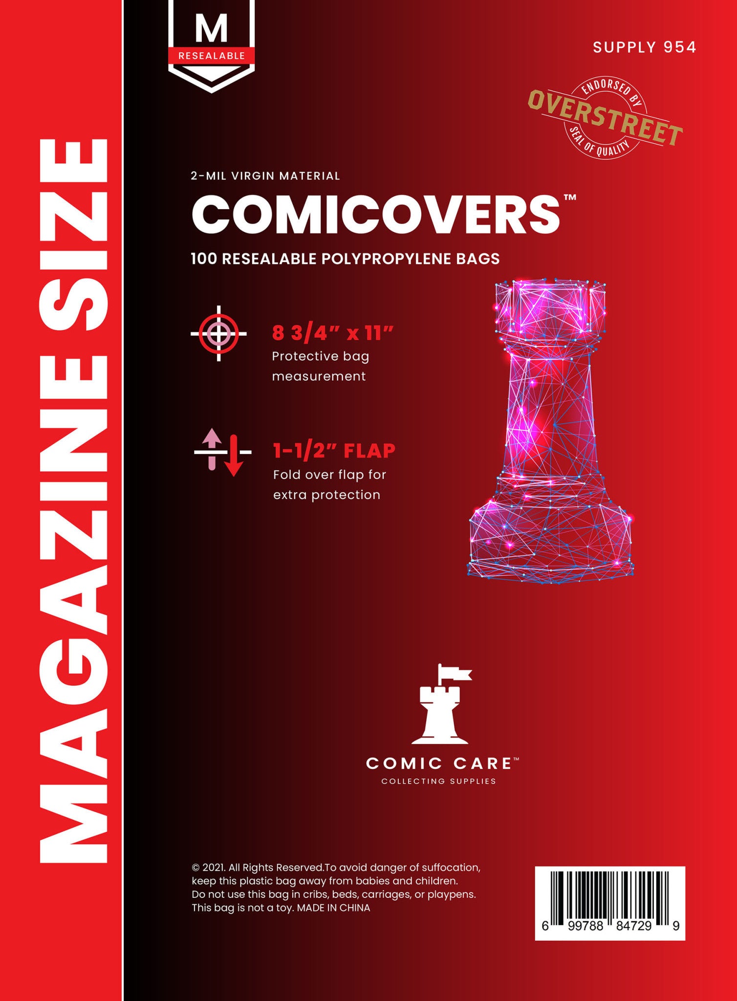 Preserve Your Treasured Comics with Comicare: Magazine PP Resealable Bags