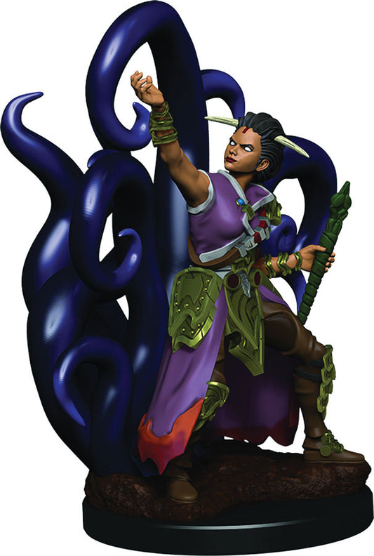 Immerse in Magic: Human Female Warlock Premium Figure - Icons of the Realms