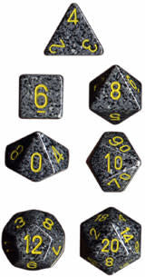 Speckled Urban Camo Polyhedral 7-Die Set: Unveil Your Tactical Style!