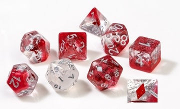 Unleash Your Luck: RPG Dice Set (7) Diamonds for Epic Adventures