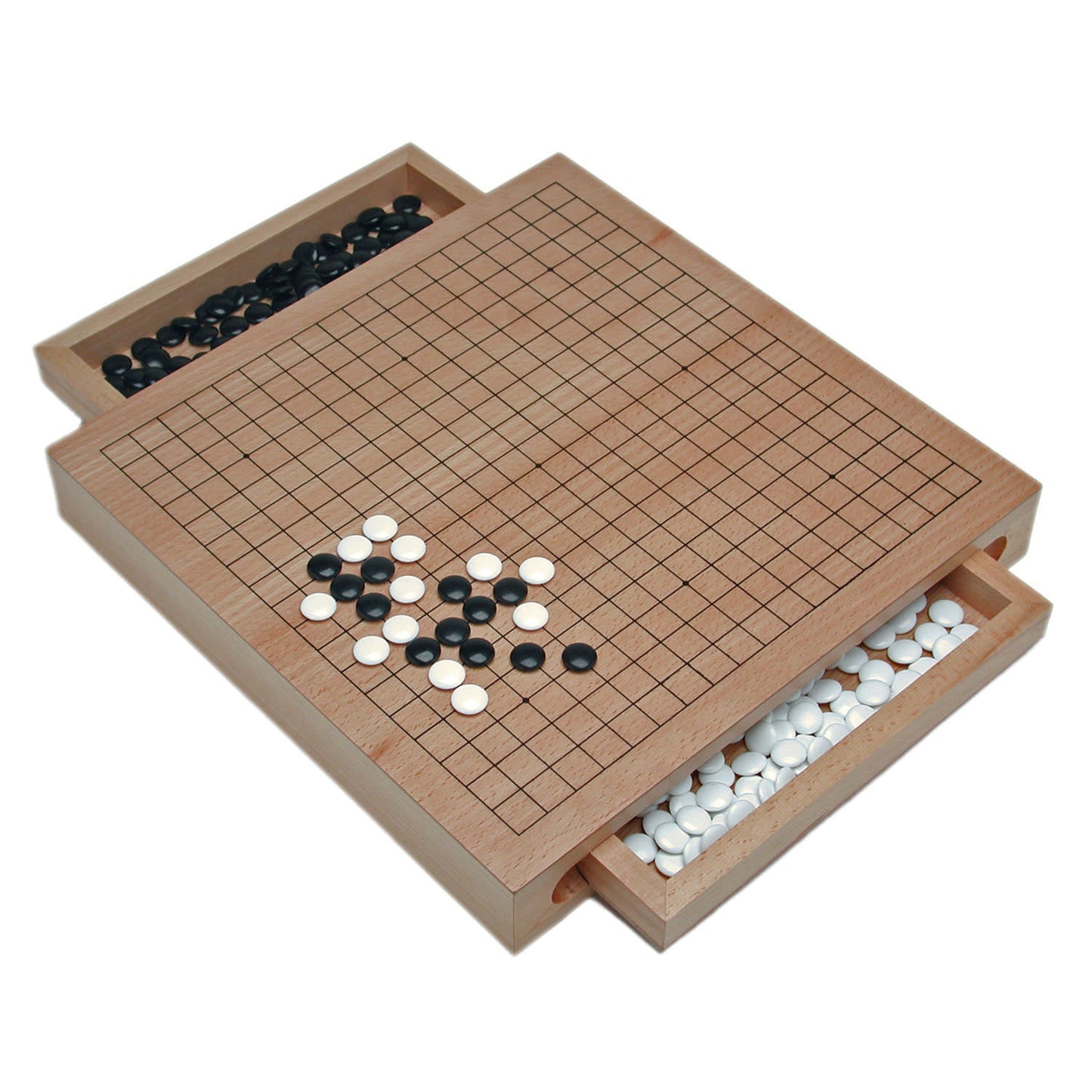 Premium 12 Inch Wood GO Set with Drawers - Elevate Your Gameplay Experience!