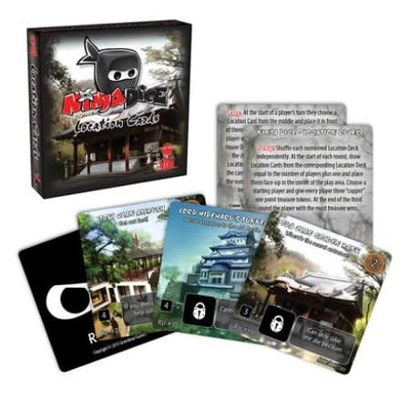 Unleash Adventure with Ninja Dice Game: Location Cards Expansion - Explore Now