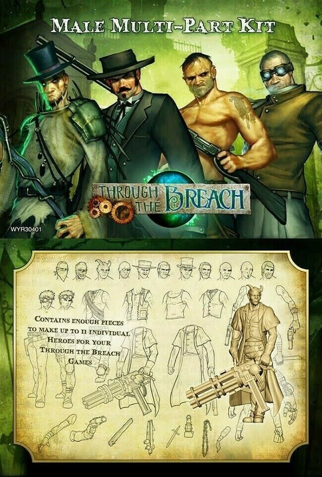 Unleash Your Creativity with Through the Breach RPG Male Kit
