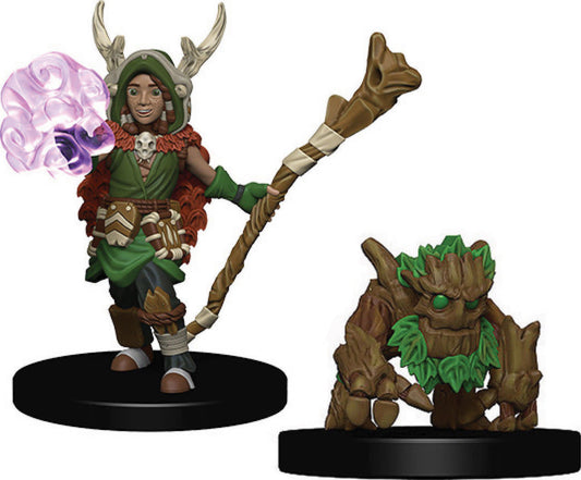 WizKids Wardlings W02 Boy Druid & Tree Creature: Summon Nature's Bond