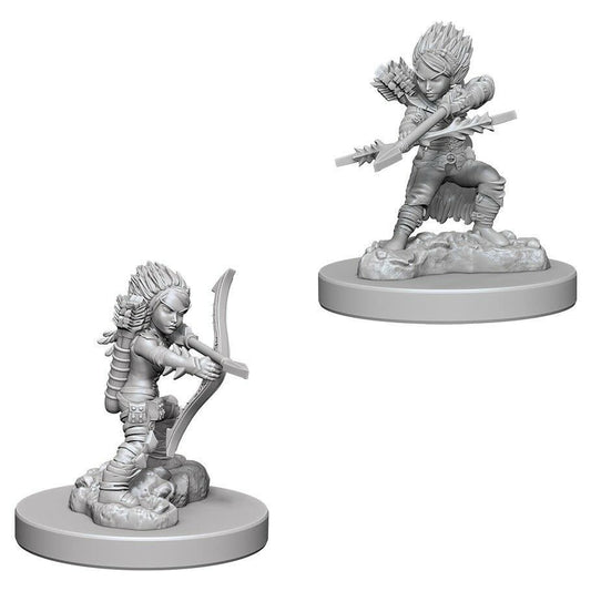 Pathfinder Deep Cuts Unpainted Miniatures: W06 Gnome Female Rogue - Unleash Your Stealthy Heroine